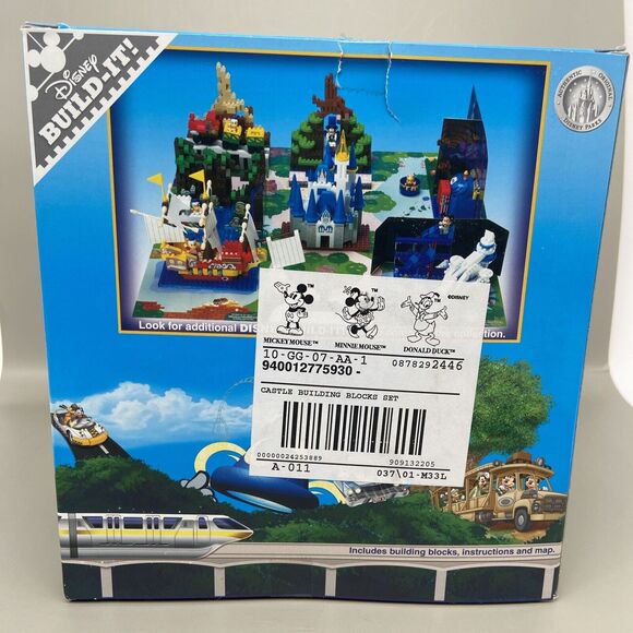 NEW Disney Build-It CINDERELLA CASTLE Building Block Set Complete w/Box & Manual - Picture 3 of 6